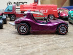 Vtg Hot Wheels REDLINE 1969 Purple Magenta Sand Crab Mattel USA Nice Shape!