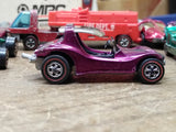 Vtg Hot Wheels REDLINE 1969 Purple Magenta Sand Crab Mattel USA Nice Shape!