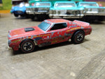 Vtg 1974 Hot Wheels Redline #23 Red Ford Torino Diecast Stock Car Hong Kong