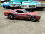 Vtg 1974 Hot Wheels Redline #23 Red Ford Torino Diecast Stock Car Hong Kong