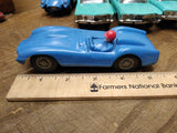 Vtg Lionel 1/32 Scale Ferrari Testa Rosa Blue Slot Car with Driver Nice! #2