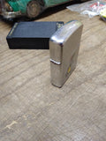 Vtg 1960 Zippo Enamel Paint Brushed Chrome Cigarette Lighter w/Box