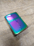 Vtg Unfired 2003 Zippo Specrtrum Card Suits Cigarette Lighter