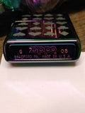 Vtg Unfired 2003 Zippo Specrtrum Card Suits Cigarette Lighter