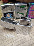 Vtg Ronson Wind II Cigarette Lighter Polished Chrome Nice Shape!