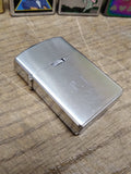 Vtg ROSS LITE Windproof Butane Gas Cigarette Lighter Brushed Chrome Japan Nice!