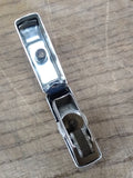 Vtg ROSS LITE Windproof Butane Gas Cigarette Lighter Brushed Chrome Japan Nice!