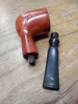 Vtg Dr Grabow Imported Briar 07 Free Hand Half Bent Smoking Tobacco Pipe Nice #1