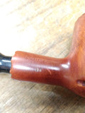 Vtg Dr Grabow Imported Briar 07 Free Hand Half Bent Smoking Tobacco Pipe Nice #1