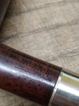 Vtg Irwin's London Made 9436 Billiard Saddle Stem Metal Ring Tobacco Pipe