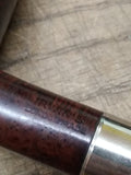 Vtg Irwin's London Made 9436 Billiard Saddle Stem Metal Ring Tobacco Pipe