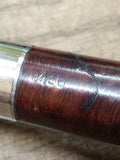 Vtg Irwin's London Made 9436 Billiard Saddle Stem Metal Ring Tobacco Pipe