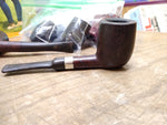 Vtg Irwin's London Made 9436 Billiard Saddle Stem Metal Ring Tobacco Pipe