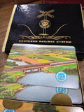 Vtg Southern Railway Systems Double Deck Playing Cards Look Ahead Look South Box