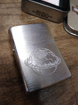 Vtg 2000 Unfired Zippo Harley Davidson Motorcycle Globe Cigarette Lighter in Box