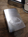 Vtg 2000 Unfired Zippo Harley Davidson Motorcycle Globe Cigarette Lighter in Box