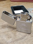 Vtg 2000 Unfired Zippo Harley Davidson Motorcycle Globe Cigarette Lighter in Box