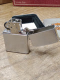 Vtg 2000 Unfired Zippo Harley Davidson Motorcycle Globe Cigarette Lighter in Box