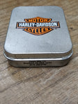 Vtg 2000 Unfired Zippo Harley Davidson Motorcycle Globe Cigarette Lighter in Box
