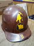 Vtg MSA Skullgard Fiber Glass Miners Construction Helmet Hard Hat w/Suspension`