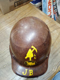 Vtg MSA Skullgard Fiber Glass Miners Construction Helmet Hard Hat w/Suspension`