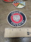 Vtg 1970's Jaguar Coventry Automobile Sports Car Patch