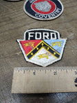 Vtg Ford Shield Embroidered Automobile Car Clothing Patch
