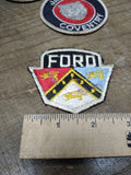 Vtg Ford Shield Embroidered Automobile Car Clothing Patch