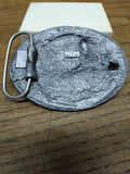 Vtg 1991 Siskiyou Buckle Co UTAH Eagle Stream Mountain Scene Oval Belt Buckle US