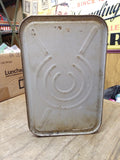 Vtg Saphire 2 US Gallons Non Detergent Motor Oil Can Gulf Oil Corporation Texas