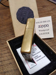 Vtg 1994 ZIPPO Solid Brass Marlboro Country Store Bronco Cigarette Lighter w/Box