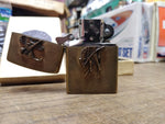 Vtg 1994 ZIPPO Solid Brass Marlboro Country Store Bronco Cigarette Lighter w/Box