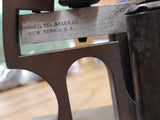 Vtg W.U. Tel. Co Bunnell Tel. & Elec. Co. N.Y. USA Telegraph Sounder Wood Base