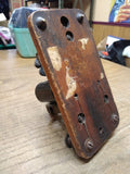 Vtg W.U. Tel. Co Bunnell Tel. & Elec. Co. N.Y. USA Telegraph Sounder Wood Base