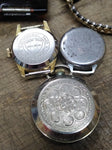 Vtg 8 Pc. Ladies Watch Repair Lot Croton Medana Benrus American Heritage Lunox