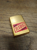Vtg NOS Sealed 2004 Zippo Gold Dust Eat Ride Sleep Cigarette Lighter Very Nice!