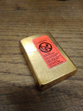 Vtg NOS Sealed 2004 Zippo Gold Dust Eat Ride Sleep Cigarette Lighter Very Nice!