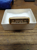 Vtg NOS Sealed 2004 Zippo Gold Dust Eat Ride Sleep Cigarette Lighter Very Nice!
