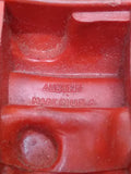 Vtg Auburn Toy Red Silver Rubber Car No 2 Roadster Yellow Wheels 4 Inches USA #2