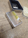 Vtg 2005 ZIPPO Coiled Bar & Shield Cigarette Lighter Original Tin!