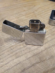 Vtg 2005 ZIPPO Coiled Bar & Shield Cigarette Lighter Original Tin!
