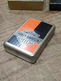 Vtg NOS Sealed 2009 ZIPPO Harley Davidson Diamond Plate Cigarette Lighter w/Box!