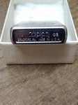 Vtg 2003 ZIPPO Harley Davidson Brushed Chrome Cigarette Lighter