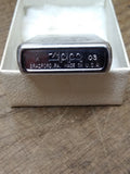 Vtg 2003 ZIPPO Harley Davidson Brushed Chrome Cigarette Lighter