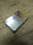 Vtg 1991 ZIPPO Harley Davidson Polished Chrome Flag & Eagle Cigarette Lighter