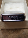 Vtg 1991 ZIPPO Harley Davidson Polished Chrome Flag & Eagle Cigarette Lighter