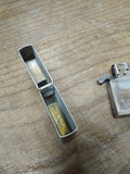 Vtg 2007 ZIPPO Harley Davidson Antique Silver Flag & Eagle Cigarette Lighter