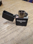 Vtg 2000 ZIPPO Harley Davidson New York Cafe Matt Black Cigarette Lighter