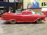 Vtg Auburn? Sun? Rubber Toy Red 1957 Ford Ranchero 5" Collectible