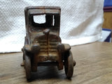 Vtg Antique Arcade AC Williams Ford Model T Sedan Cast Iron Car Artillery Wheel